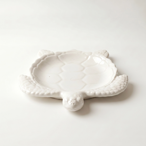 Conch Shell Bowl, Gypsum White 6"